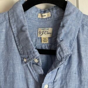J. Crew Men’s Linen Button Down